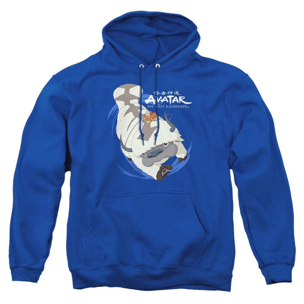 Avatar The Last Airbender Appa In Flight Mens Hoodie Royal Officially Licensed