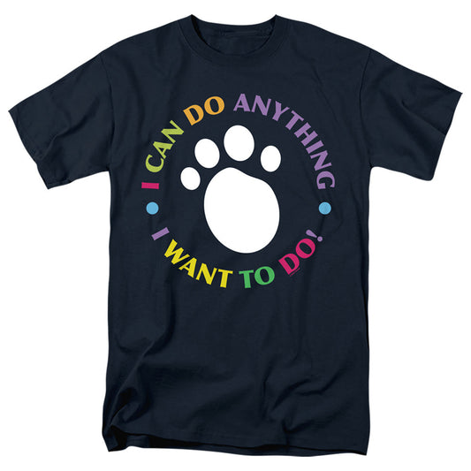 BlueÕS Clues (Classic) I Can Do Anything! Mens T Shirt Navy Officially Licensed