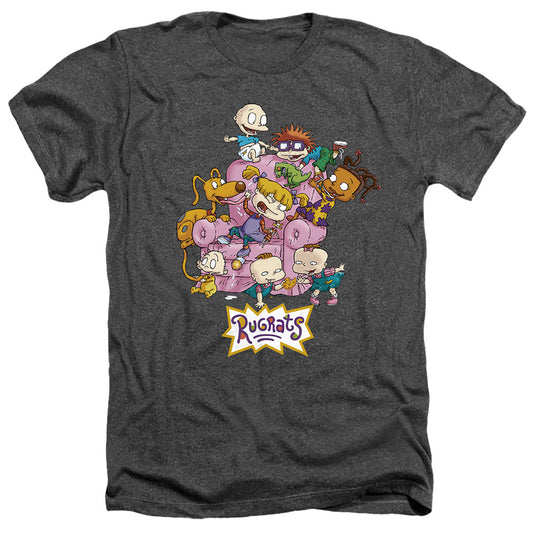 Rugrats Rugrats Chair Heather Mens T Shirt Charcoal Officially Licensed