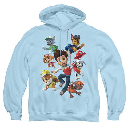 Paw Patrol Ryderâ€™S Pups Mens Hoodie Light Blue Officially Licensed