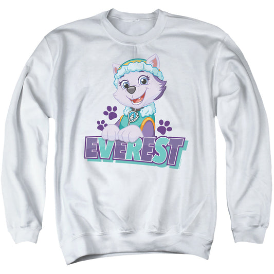 Paw Patrol Everest Mens Crewneck Sweatshirt White Officially Licensed