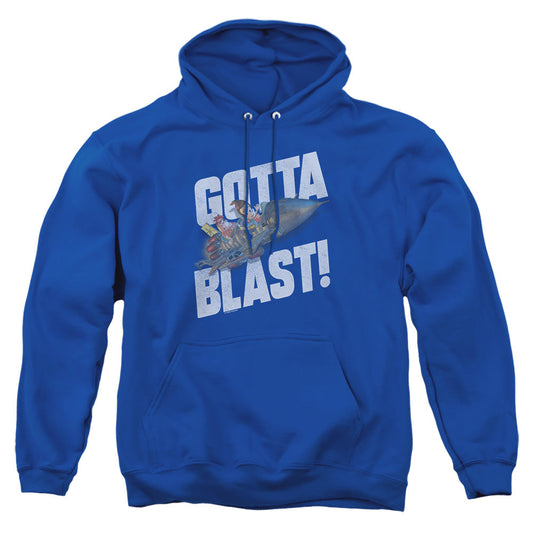 Jimmy Neutron Jimmy Neutron Gotta Blast Mens Hoodie Royal Officially Licensed