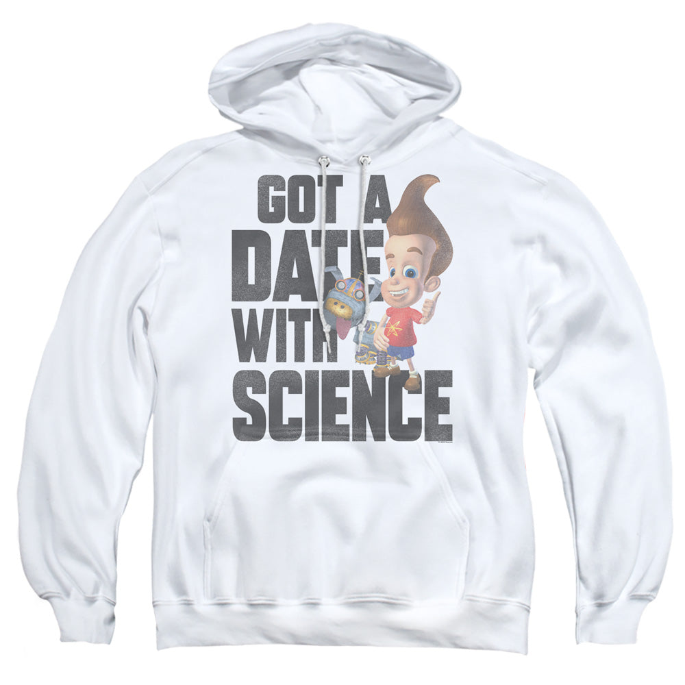 Jimmy Neutron Jimmy Neutron Science Mens Hoodie White Officially Licensed