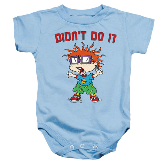 Rugrats I Didn'T Do It Infant Baby Snapsuit Light Blue Officially Licensed