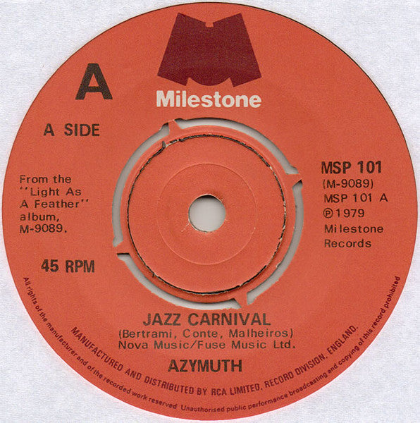 Azymuth - Jazz Carnival (Exp) (Uk) [LP] Vinyl Record