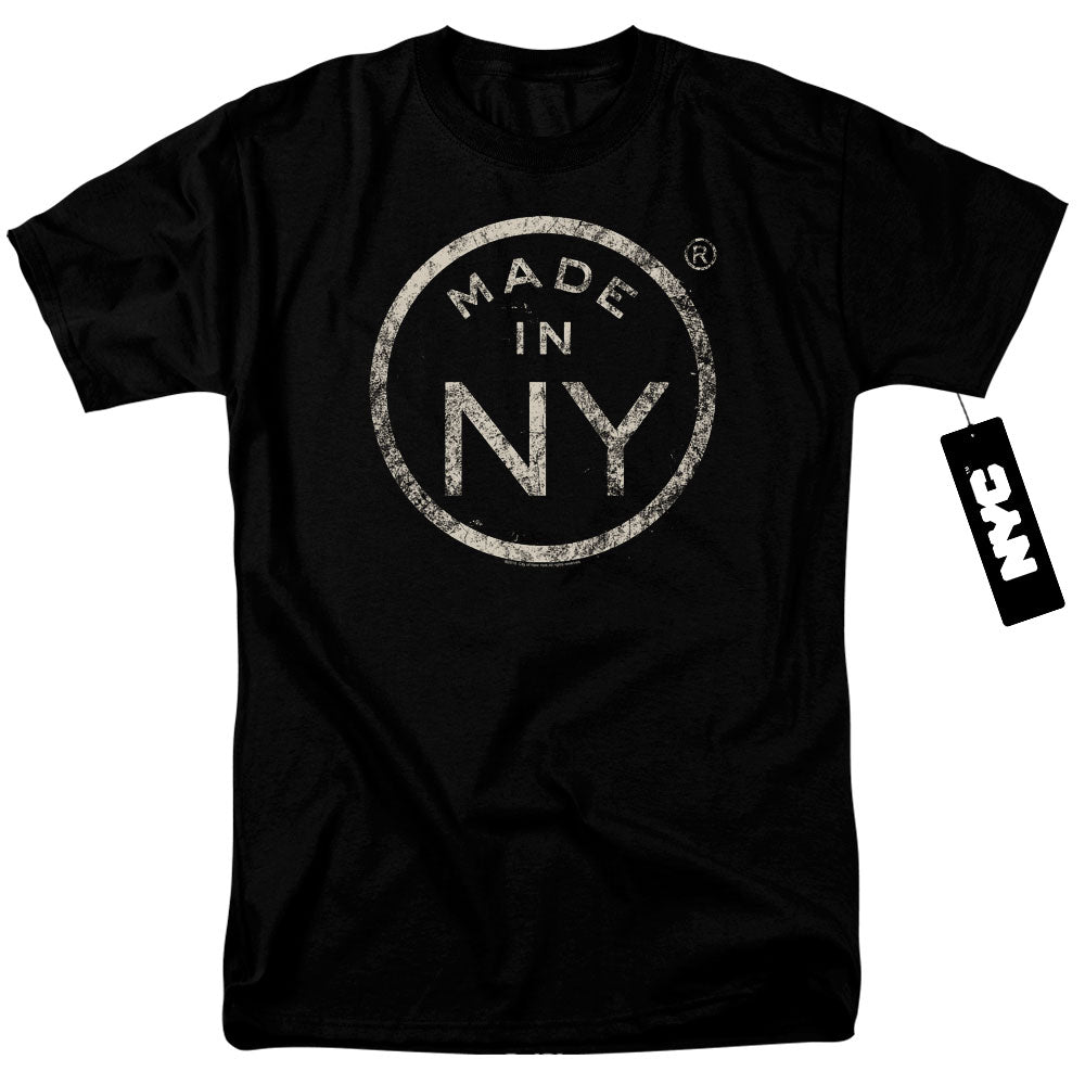 New York City Ny Made Mens T Shirt Black Officially Licensed