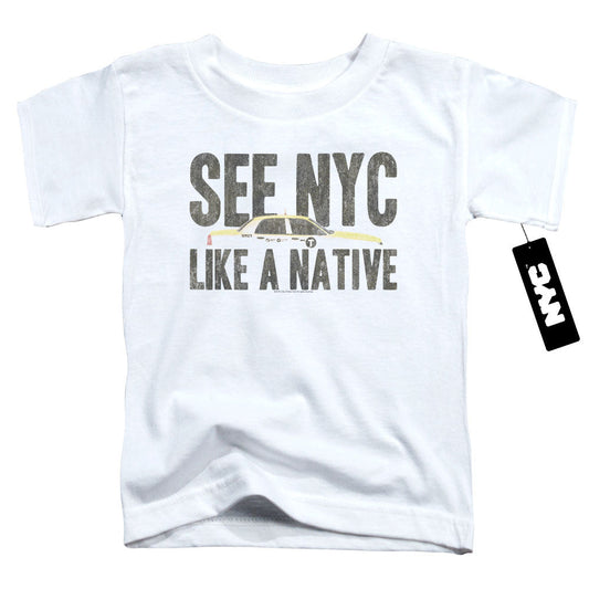 New York City Nyc Like A Native Toddler Kids Youth T Shirt White