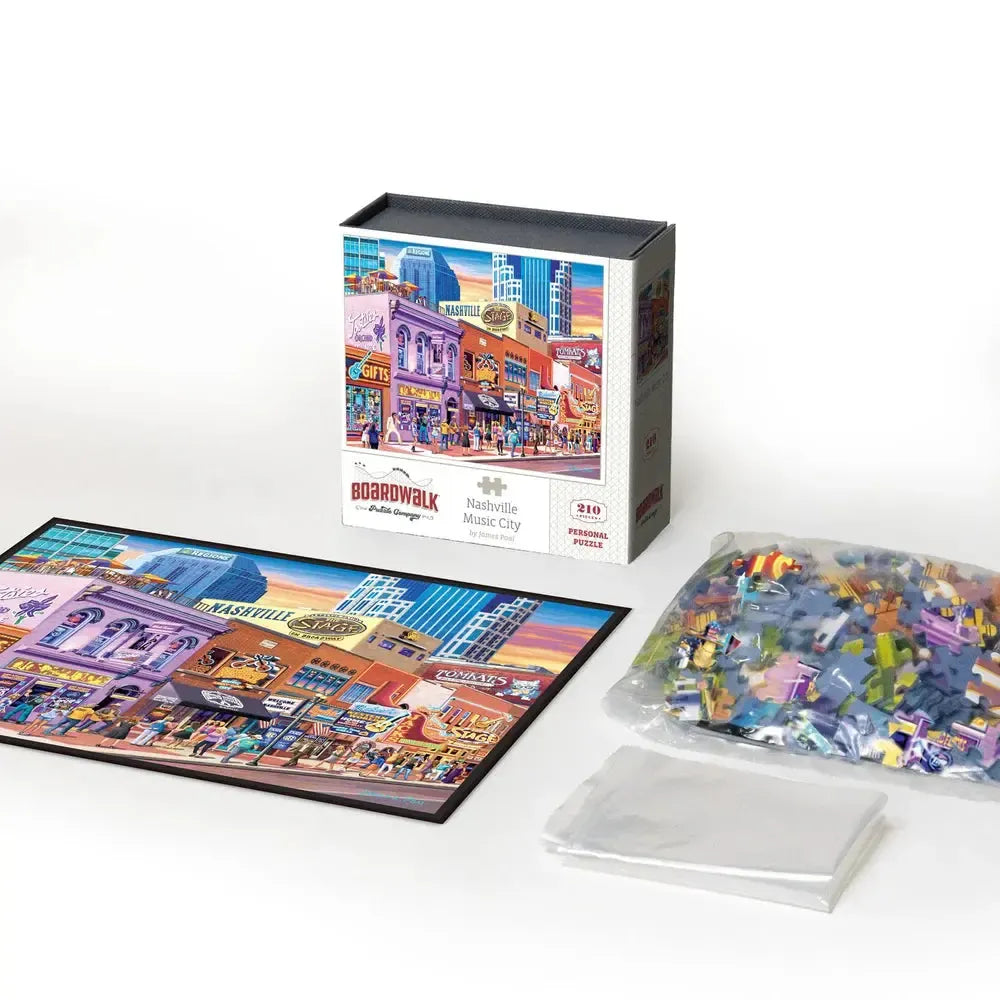 Nashville Music City 210 Piece Jigsaw Puzzle Boardwalk