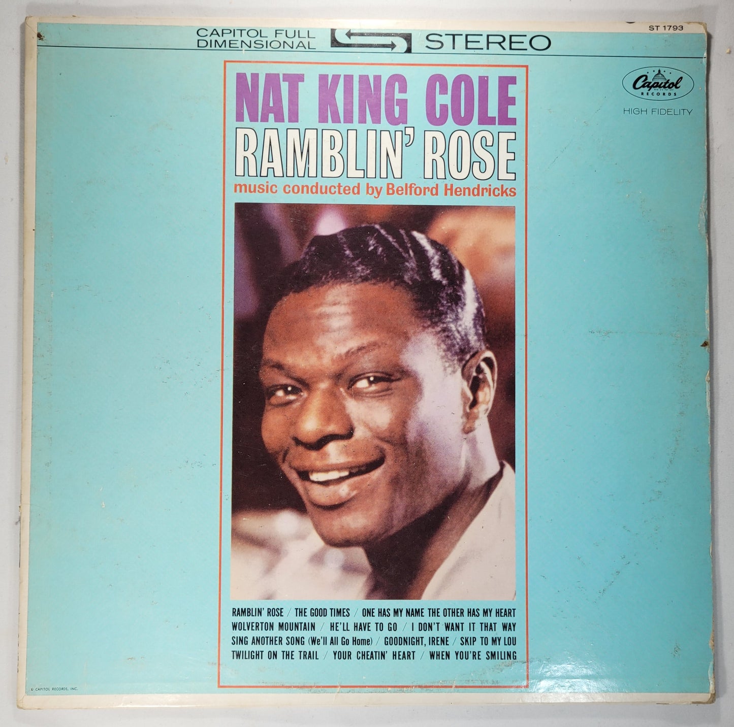 Nat King Cole - Ramblin' Rose [1962 Used Vinyl Record LP] [C]