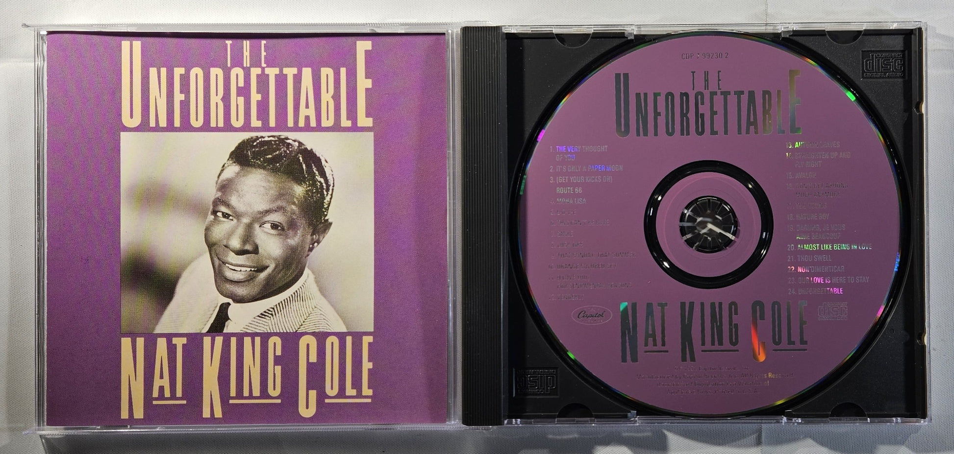 Nat King Cole - The Unforgettable Nat King Cole [1994 Compilation] [Used CD]