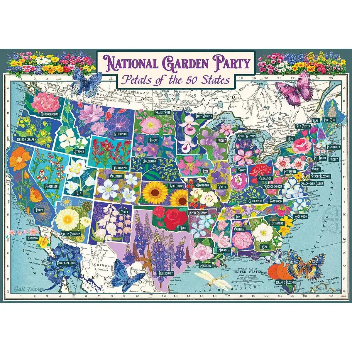 National Garden Party 300 Piece Jigsaw Puzzle Eurographics