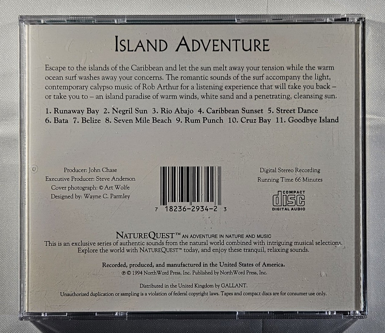 Nature Quest - Island Adventure [1994 Used CD]