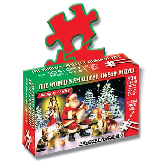 Naughty of Nice 234 Piece "World's Smallest" Jigsaw Puzzle TDC