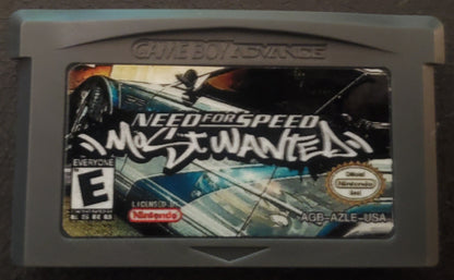 Need for Speed Most Wanted GBA Video Game Boy Advance Nintendo 2005