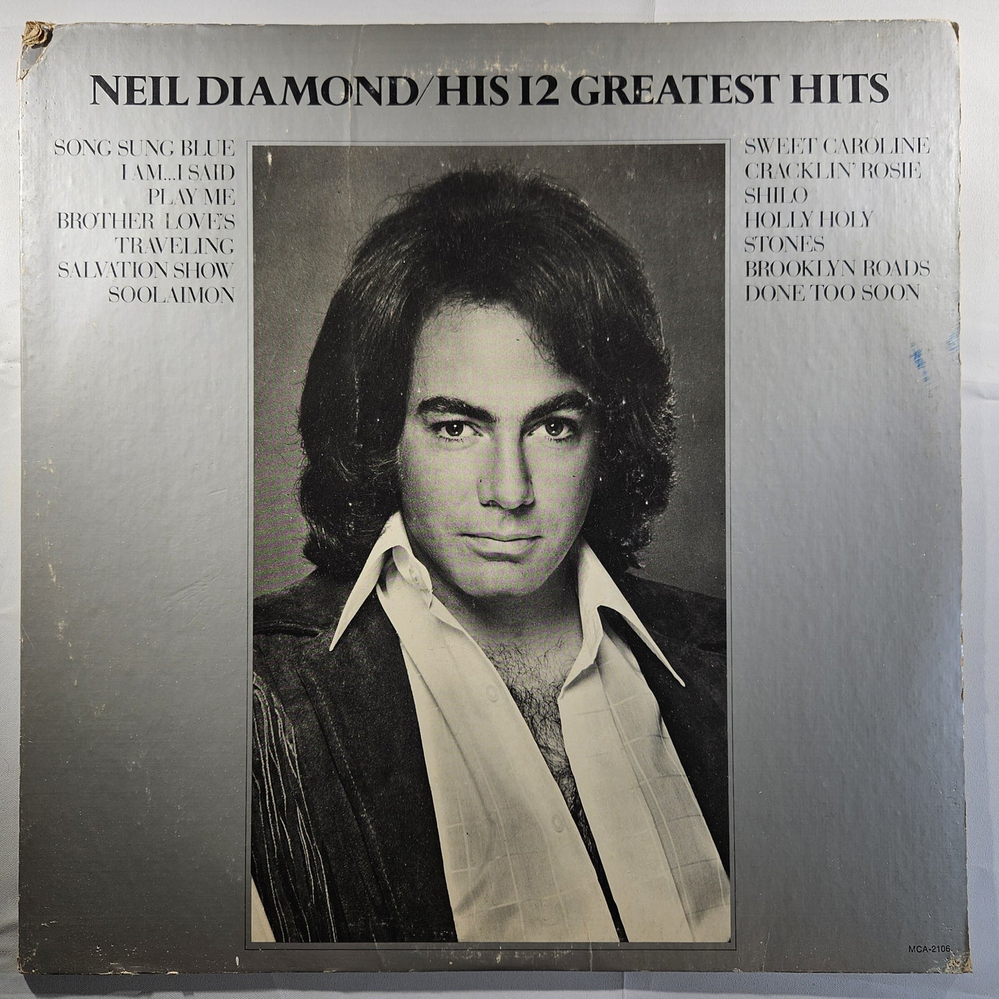 Neil Diamond - His 12 Greatest Hits [1974 Club Edition Terre Haute Press] [Used Vinyl Record LP] [B]