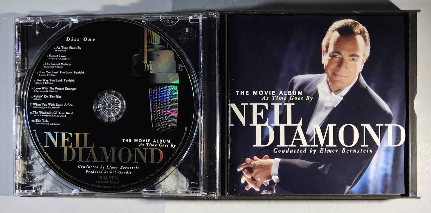 Neil Diamond - The Movie Album As Time Goes By [1998 Used Double CD]