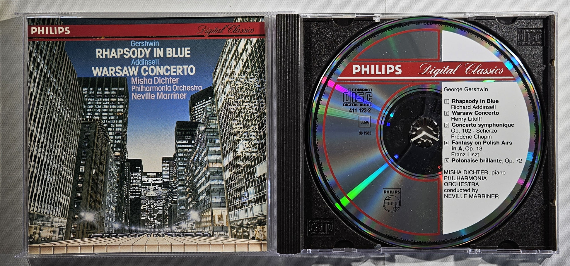 Neville Marriner - Rhapsody in Blue, Warsaw Concerto [1984 Used CD]