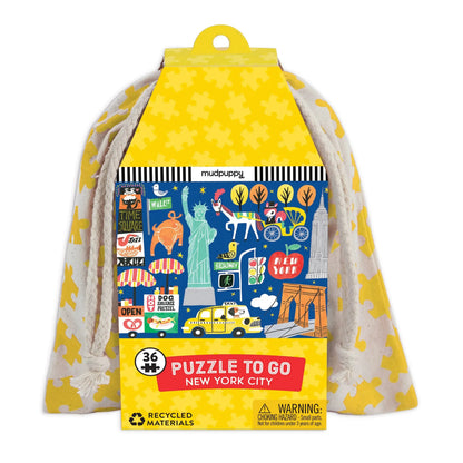 New York City 36 Piece Mini Jigsaw Puzzle Mudpuppy