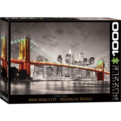 New York City Brooklyn Bridge 1000 Piece Jigsaw Puzzle Eurographics