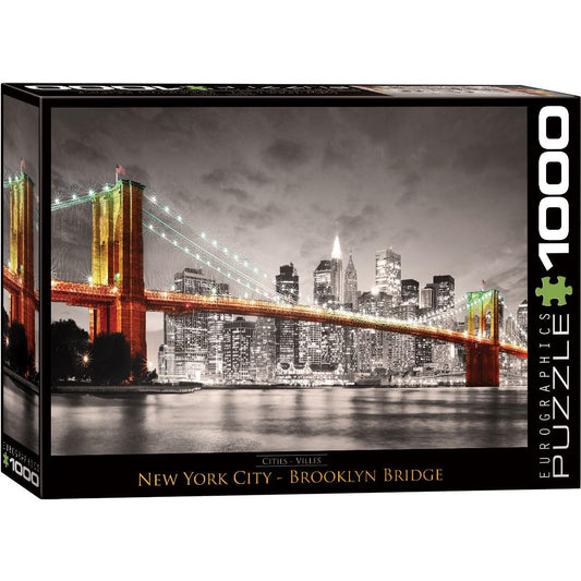 New York City Brooklyn Bridge 1000 Piece Jigsaw Puzzle Eurographics