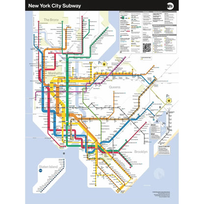 New York City Subway Map MTA 500 Piece Jigsaw Puzzle NYPC