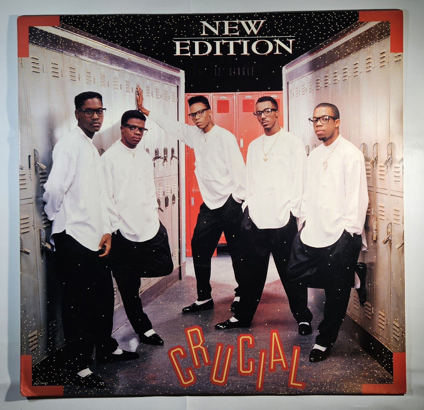 New Edition - Crucial [1989 Promo] [Used Vinyl Record 12" Single]