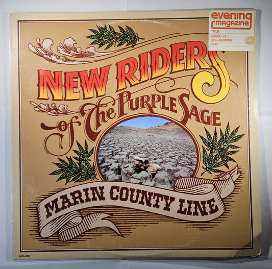 New Riders of the Purple Sage - Marin County Line [1977 Used Vinyl Record LP]