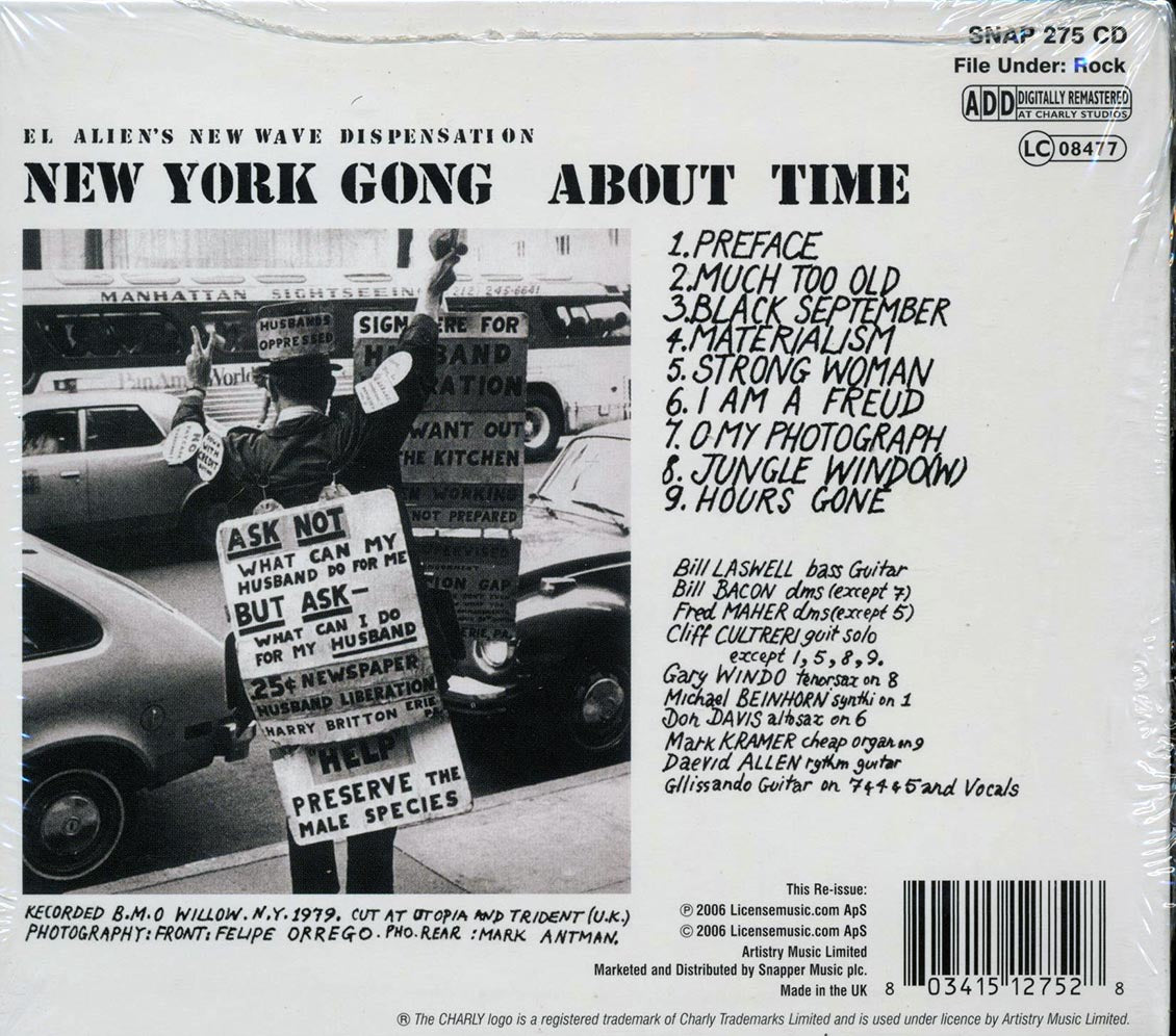 New York Gong - About Time [2006 Reissue Remastered] [New CD]