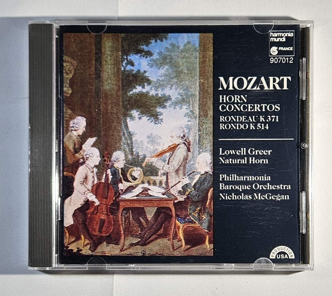 Nicholas McGegan - Mozart Horn Concertos [1988 Used CD]