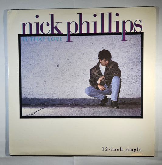 Nick Phillips - Is That Love [1989 Promo] [Used Vinyl Record 12" Single]