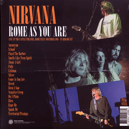 Nirvana - Rome as You Are [2023 Unofficial Limited Pink] [New Vinyl Record LP]