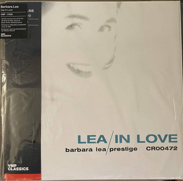 Barbara Lea - Lea In Love (Mono) [180 Gram] (Mono) (Hol) Vinyl Record