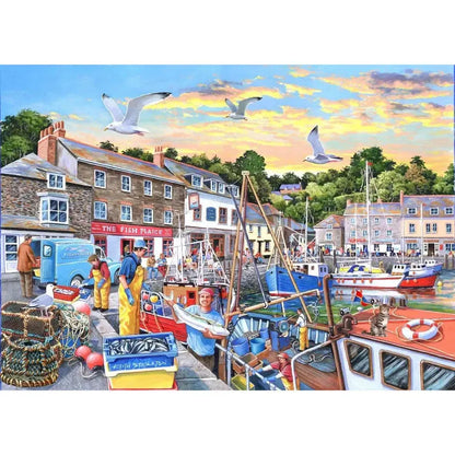 No.26 - Catch of the Day 1000 Piece Find the Difference Jigsaw Puzzle HOP