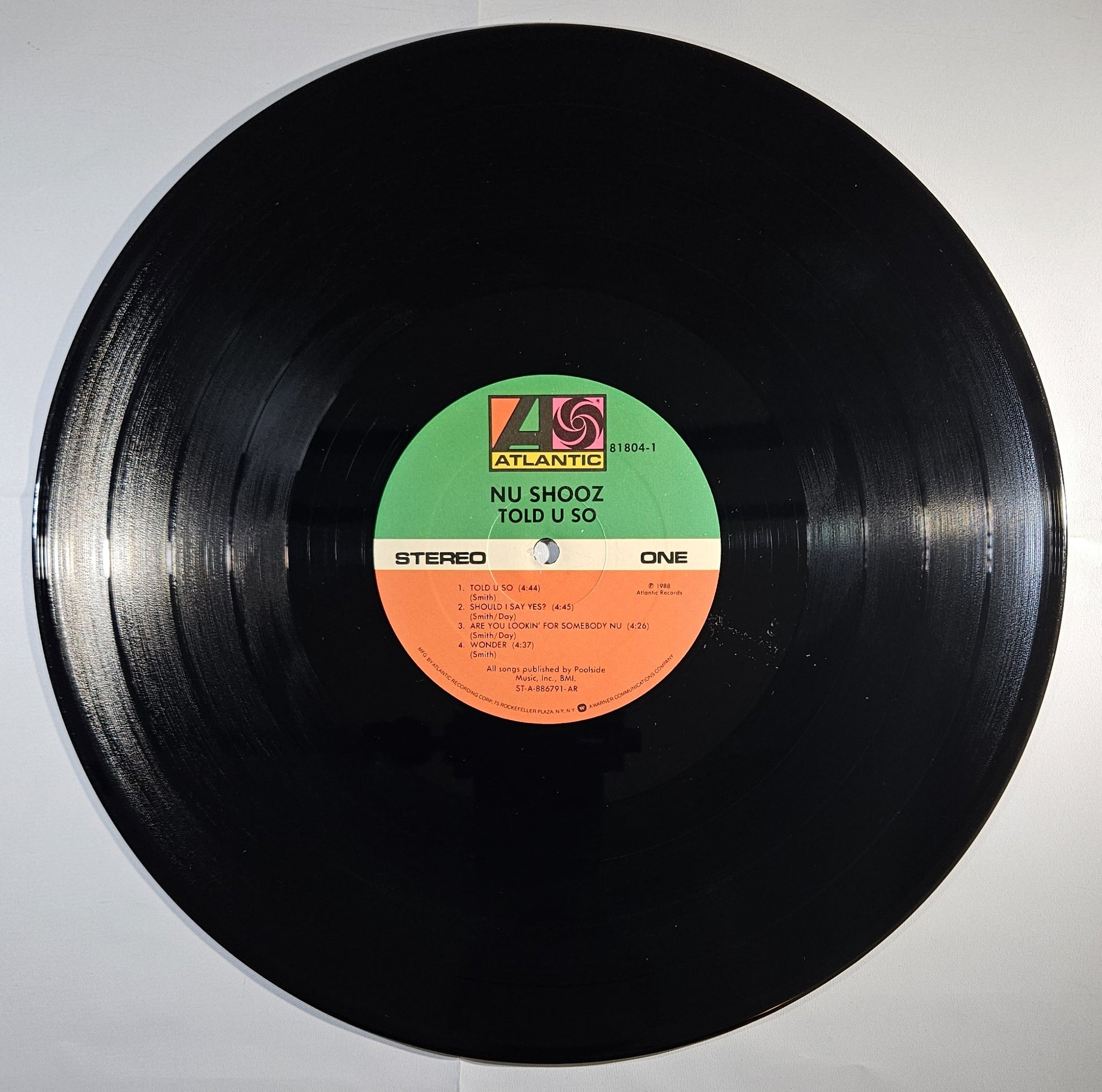 Nu Shooz - Told U So [1988 Allied Pressing] [Used Vinyl Record LP]