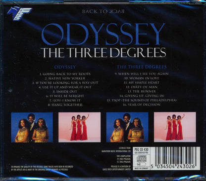 Odyssey, The Three Degrees - Back to Back [2003 Compilation] [New CD]