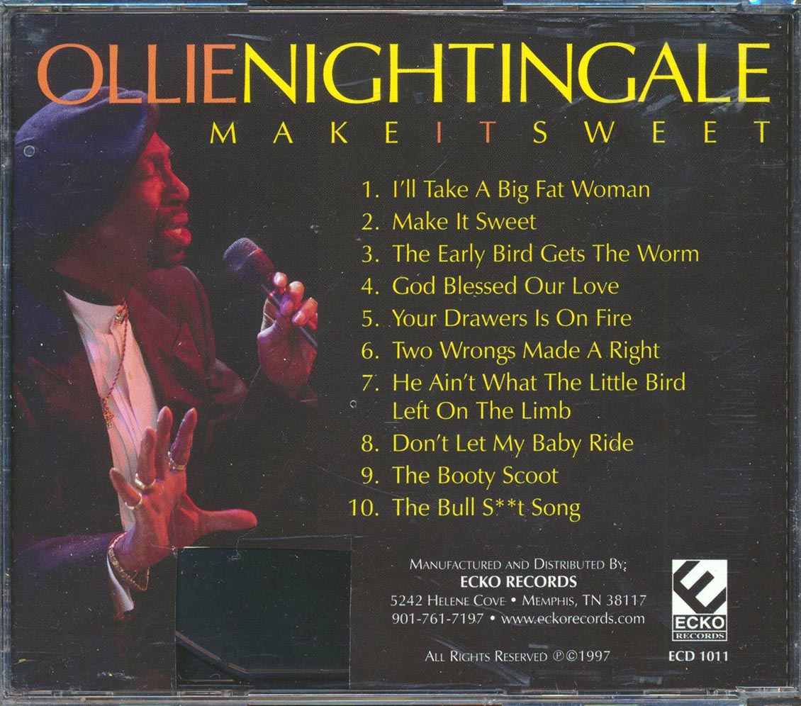 Ollie Nightingale - Make It Sweet [1997 New CD]