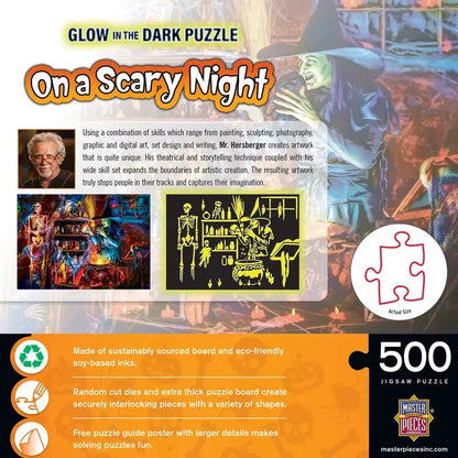 On a Scary Night 500 Piece Jigsaw Puzzle MasterPieces