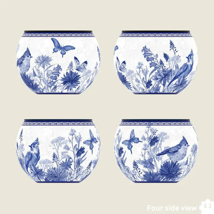 Oriental Birds & Flowers Planter 80 Piece 3D Plastic Jigsaw Puzzle PieceRelax
