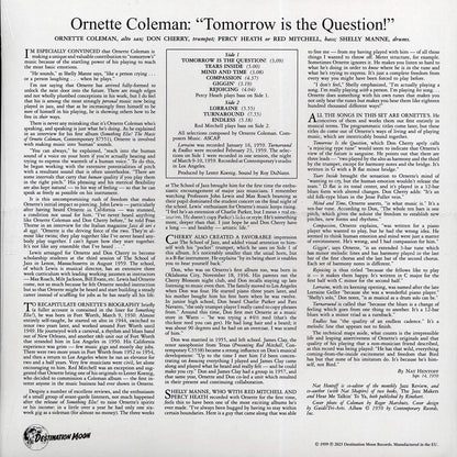 Ornette Coleman - Tomorrow Is the Question! [2024 Reissue Limited Clear] [New Vinyl Record LP]