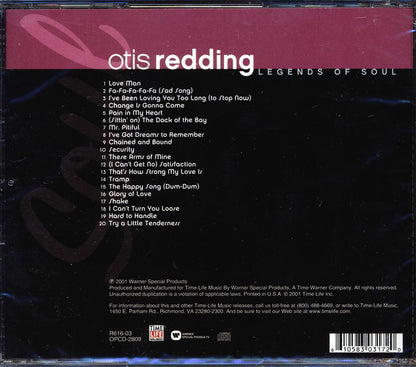 Otis Redding - Legends of Soul [2001 Compilation] [New CD]