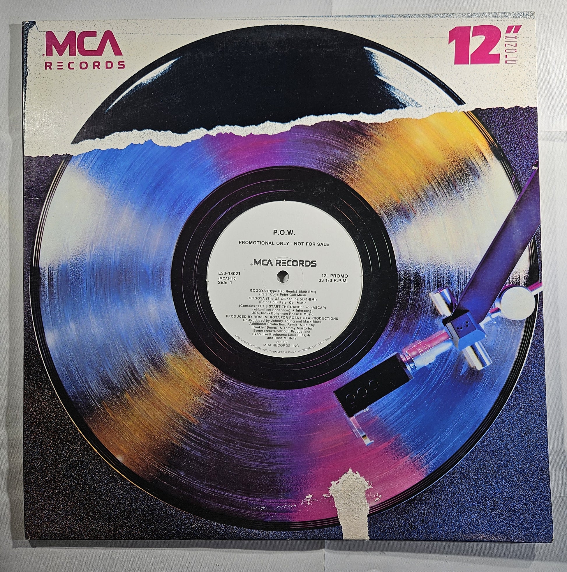 P.O.W. - Gogoya [1989 Promo] [Used Vinyl Record 12" Single]