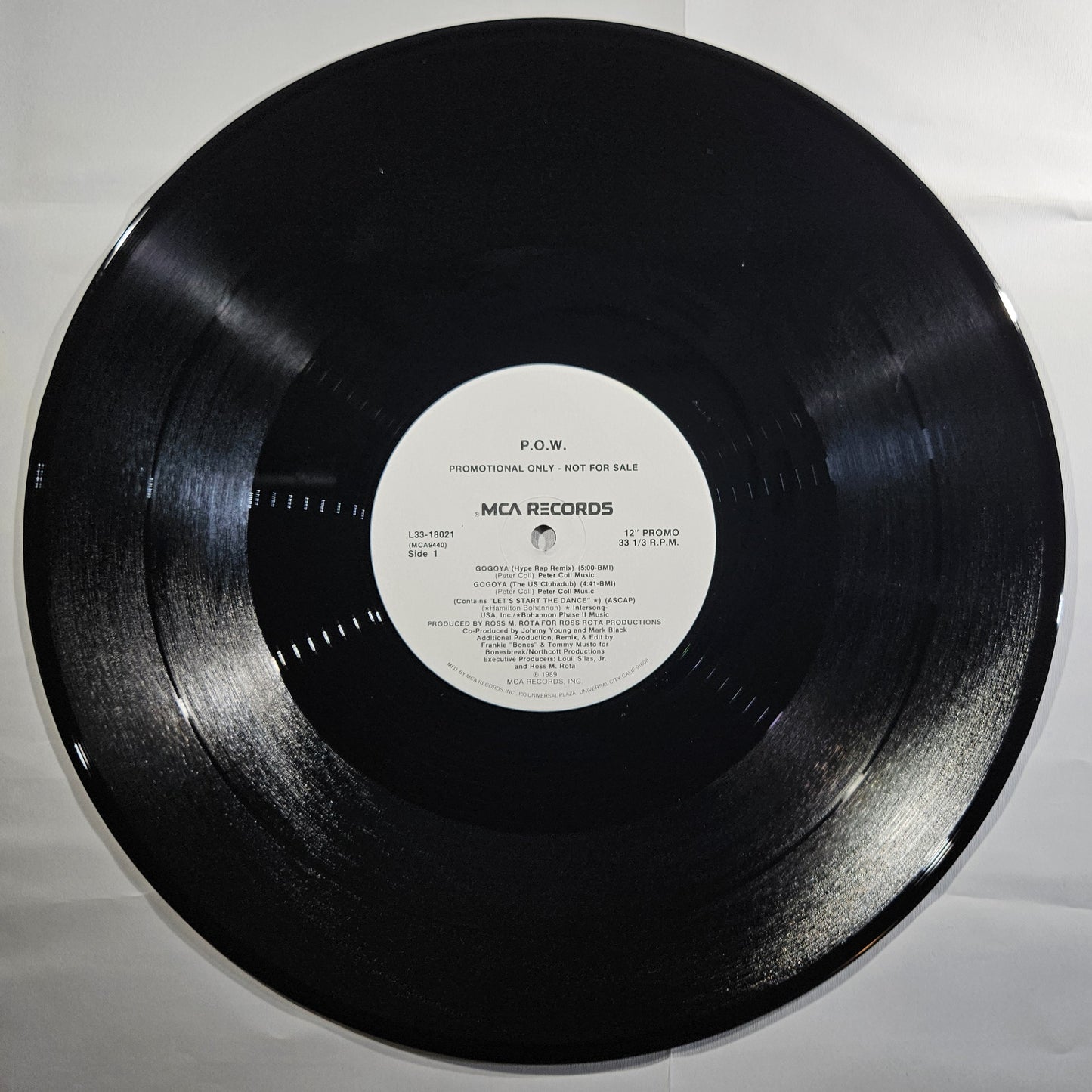 P.O.W. - Gogoya [1989 Promo] [Used Vinyl Record 12" Single]