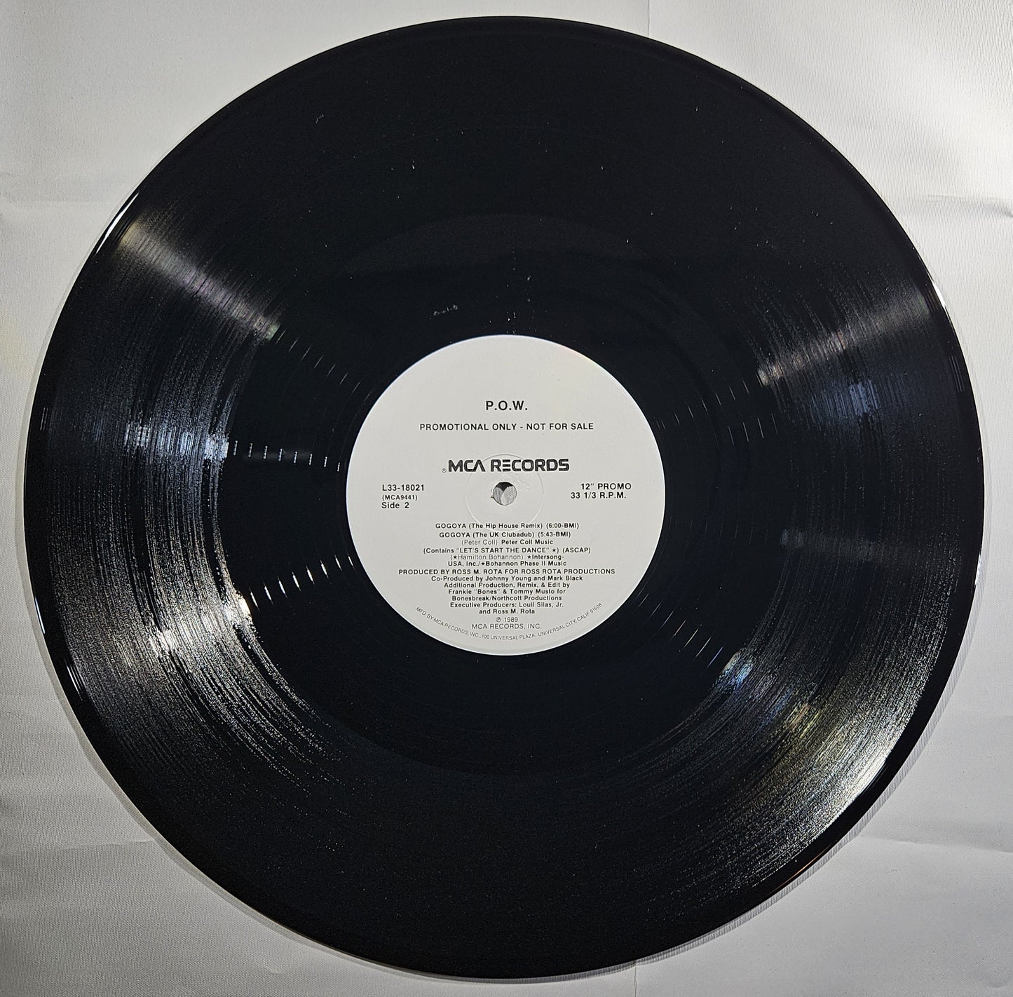 P.O.W. - Gogoya [1989 Promo] [Used Vinyl Record 12" Single]