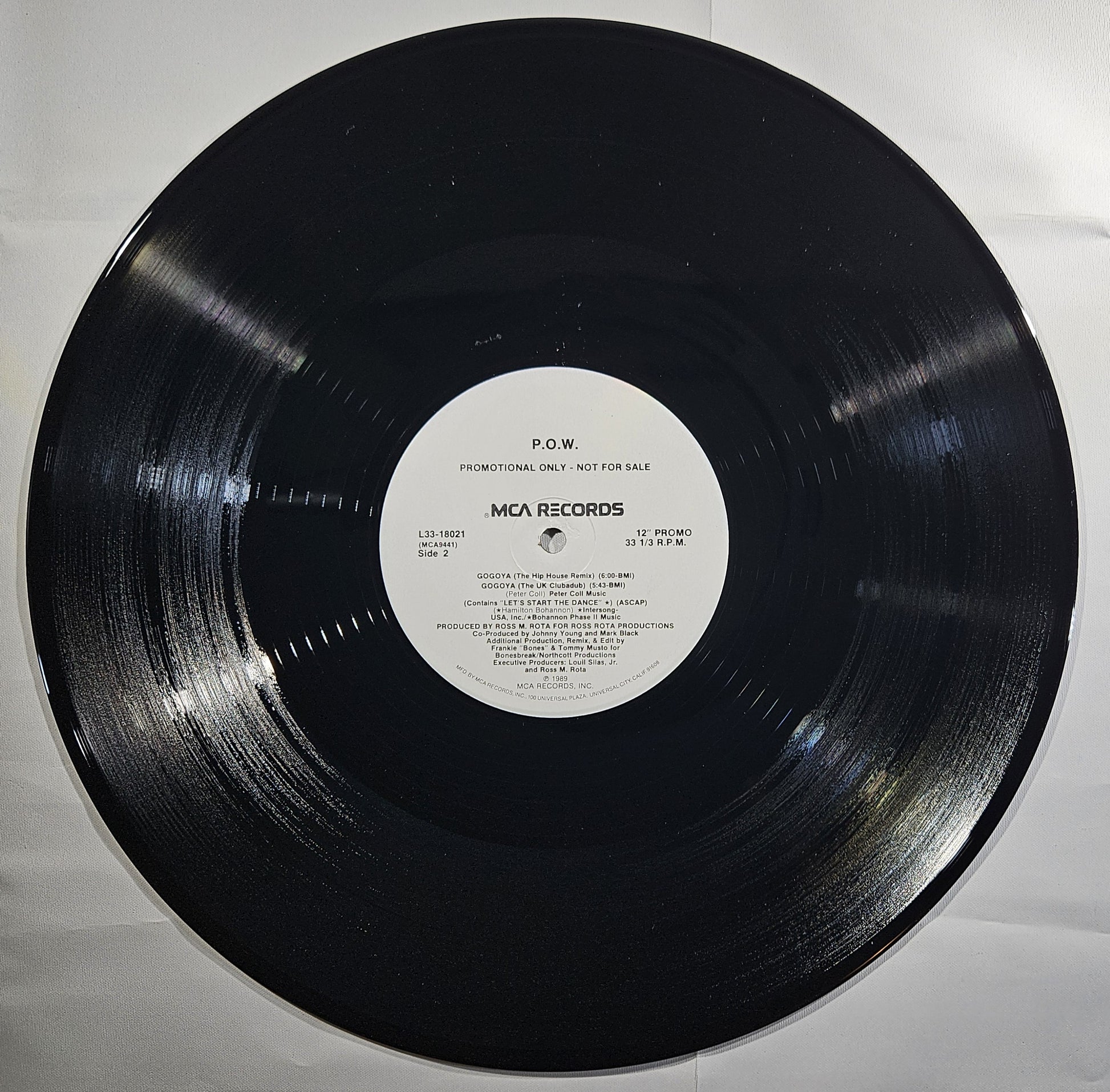 P.O.W. - Gogoya [1989 Promo] [Used Vinyl Record 12" Single]