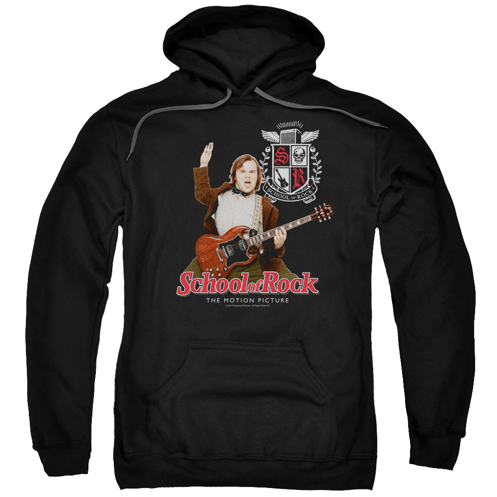 School Of Rock The Teacher Is In Mens Hoodie Black Officially Licensed
