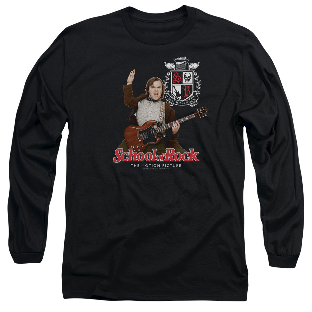 School Of Rock The Teacher Is In Mens Long Sleeve Shirt Black Officially Licensed Officially Licensed