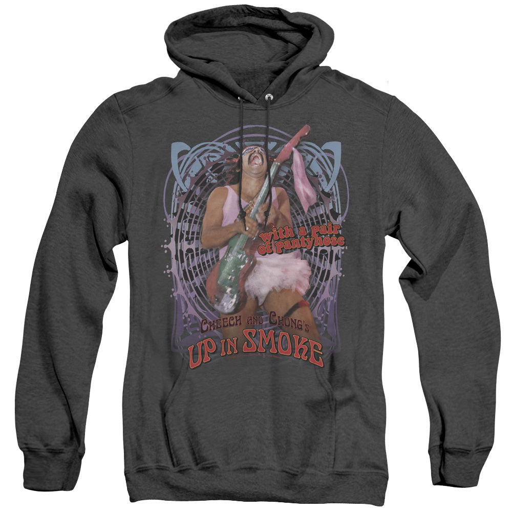 Up In Smoke Pantyhose Heather Mens Hoodie Black Officially Licensed