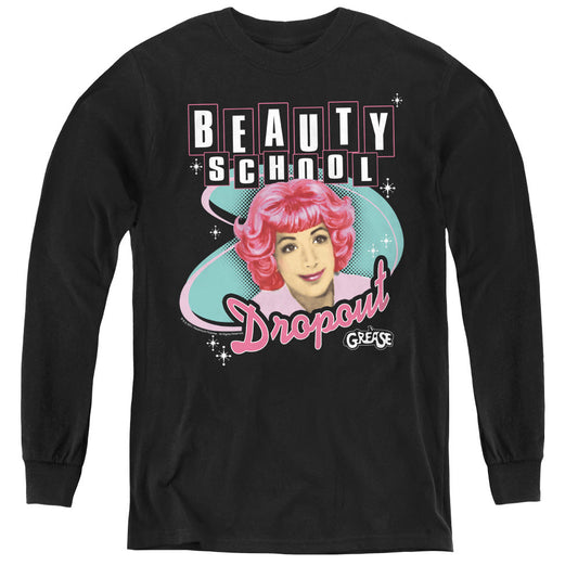 Grease Beauty School Dropout Long Sleeve Kids Youth T Shirt Black Officially Licensed