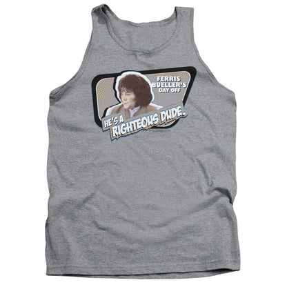 Ferris Bueller Grace Mens Tank Top Shirt Athletic Heather Officially Licensed
