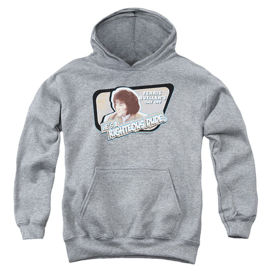 Ferris Buellers Day Off Grace Kids Youth Hoodie Heather Officially Licensed